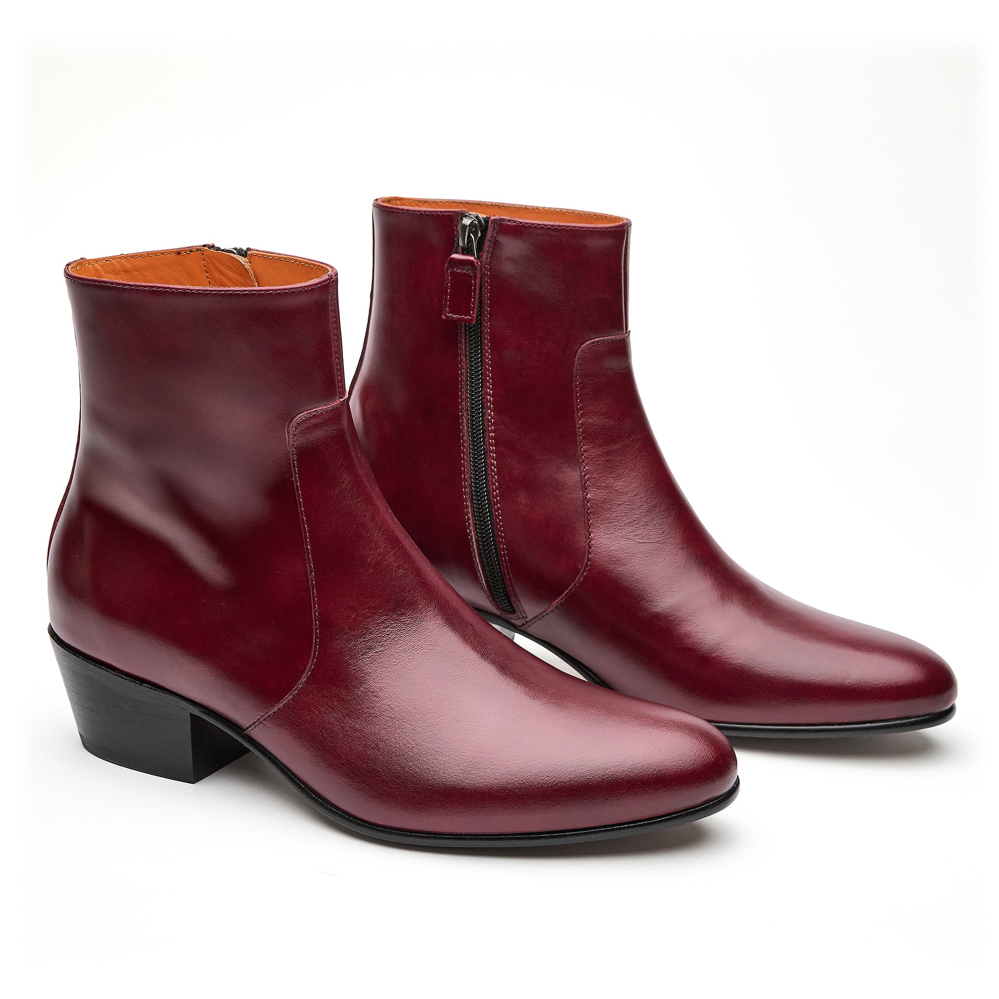 Bordeaux Leather Cadogan - DP JAMES LONDON