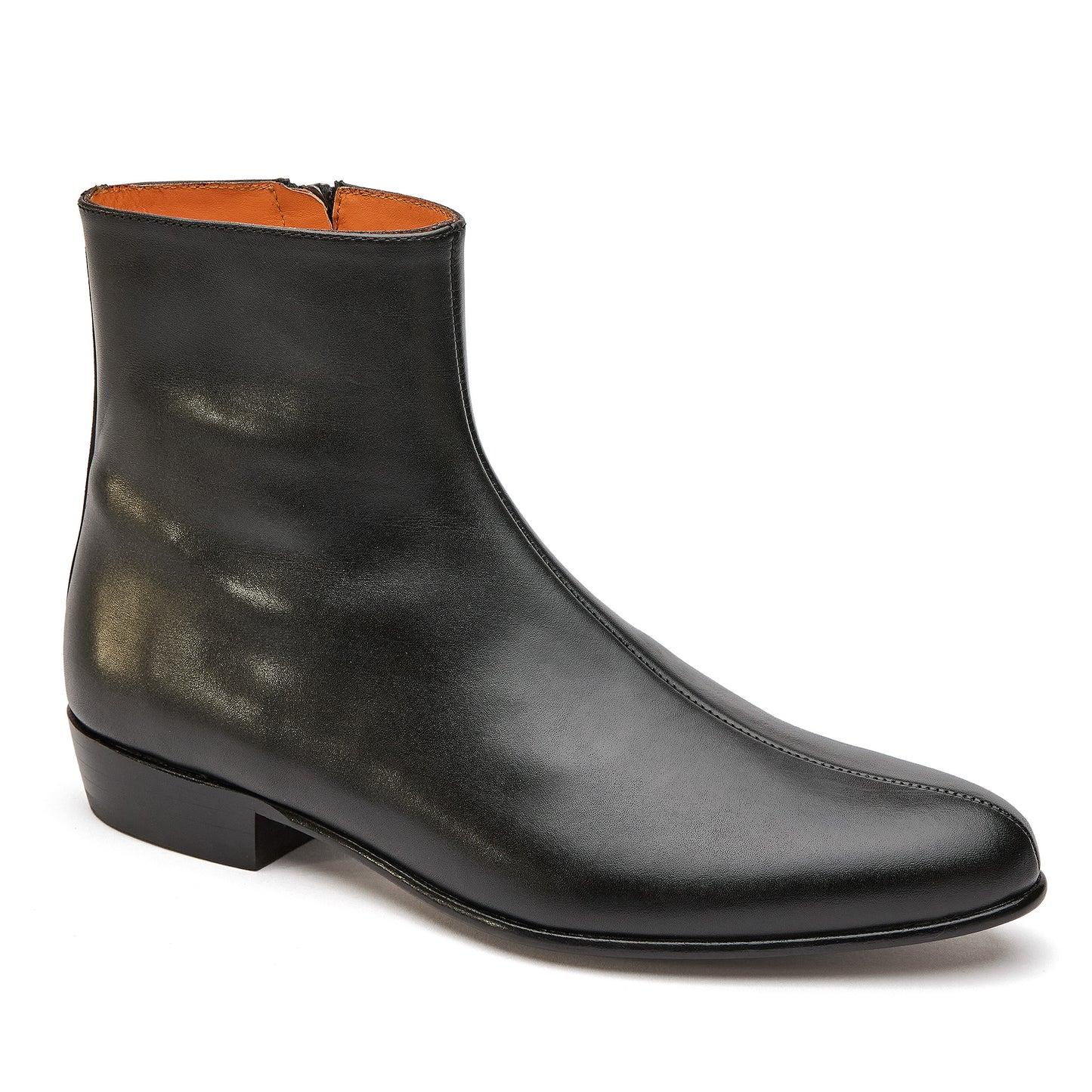 Black Leather Carlton - DP JAMES LONDON