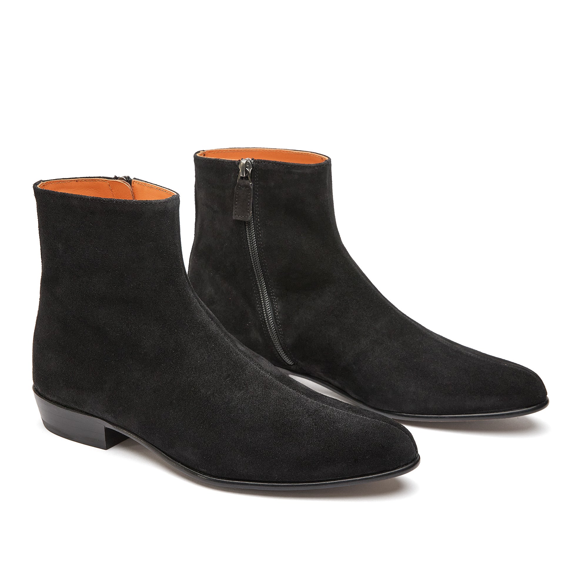 Black Suede Carlton - DP JAMES LONDON