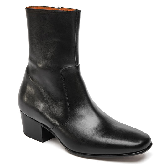 Black Leather Cavendish - DP JAMES LONDON