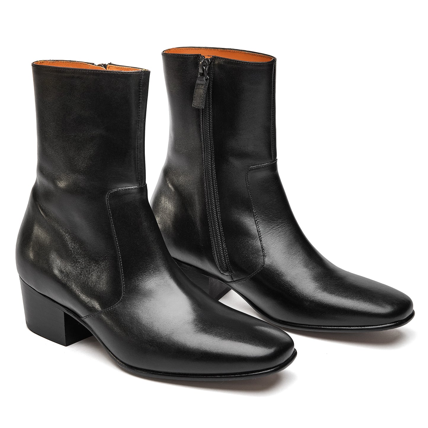 Black Leather Cavendish - DP JAMES LONDON