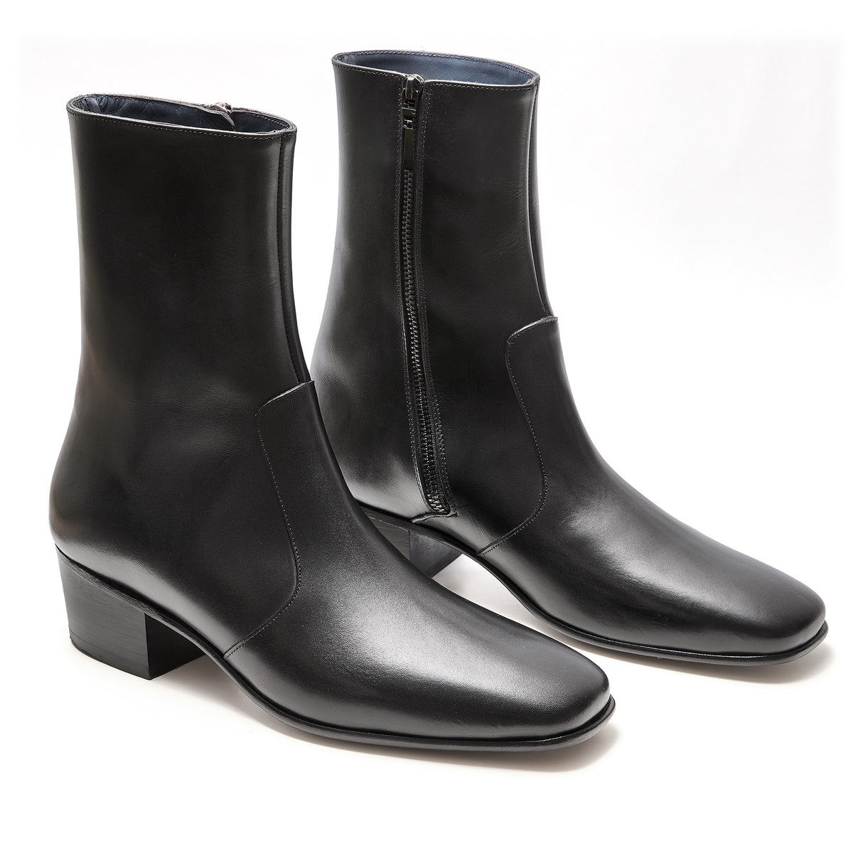 Black Leather Cavendish - DP JAMES LONDON