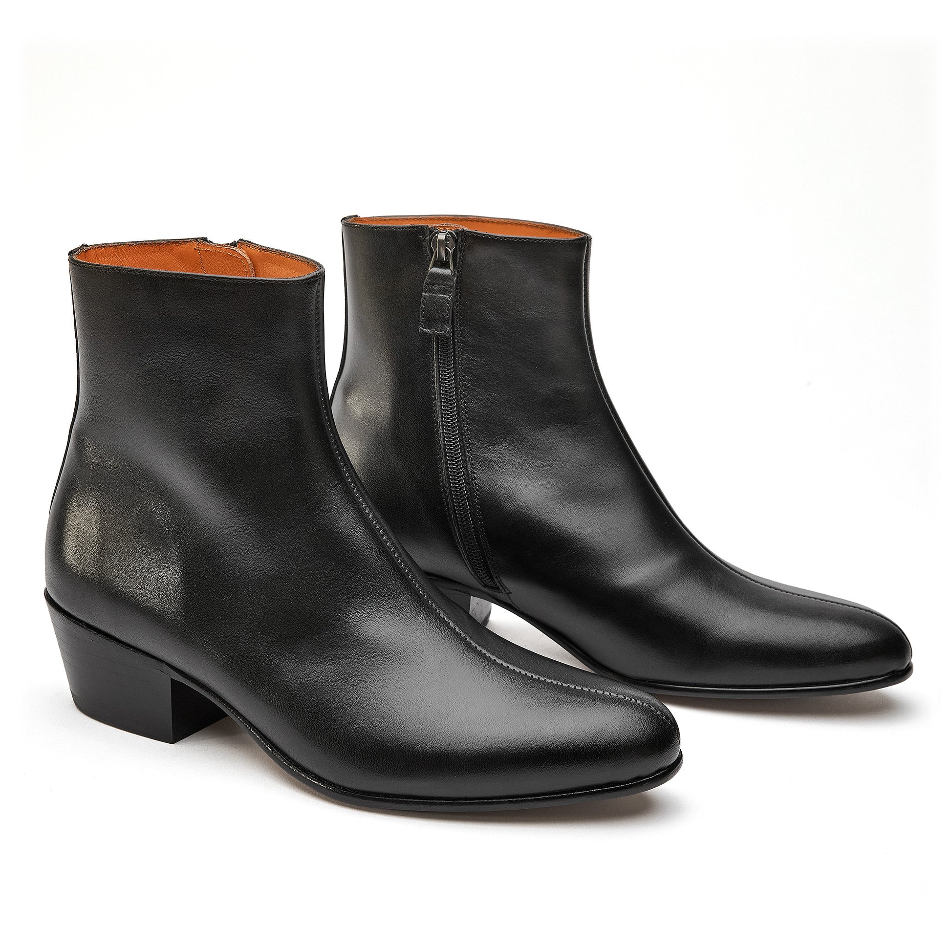 Black Leather Grosvenor - DP JAMES LONDON