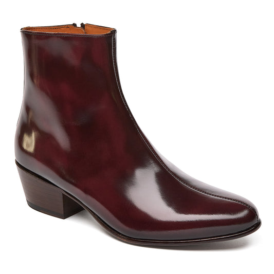 Bordeaux Florentic Leather Grosvenor - DP JAMES LONDON