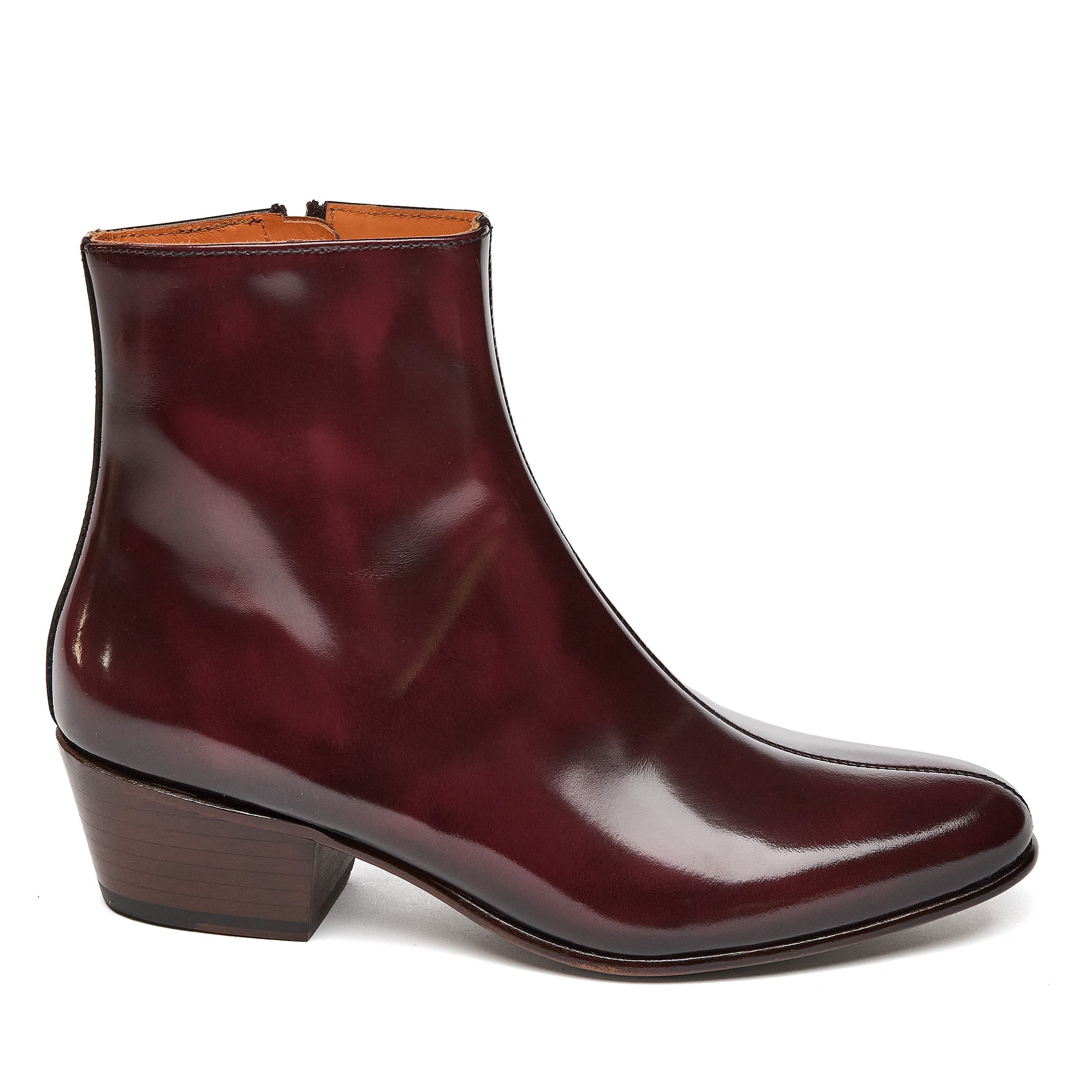 Bordeaux Florentic Leather Grosvenor - DP JAMES LONDON
