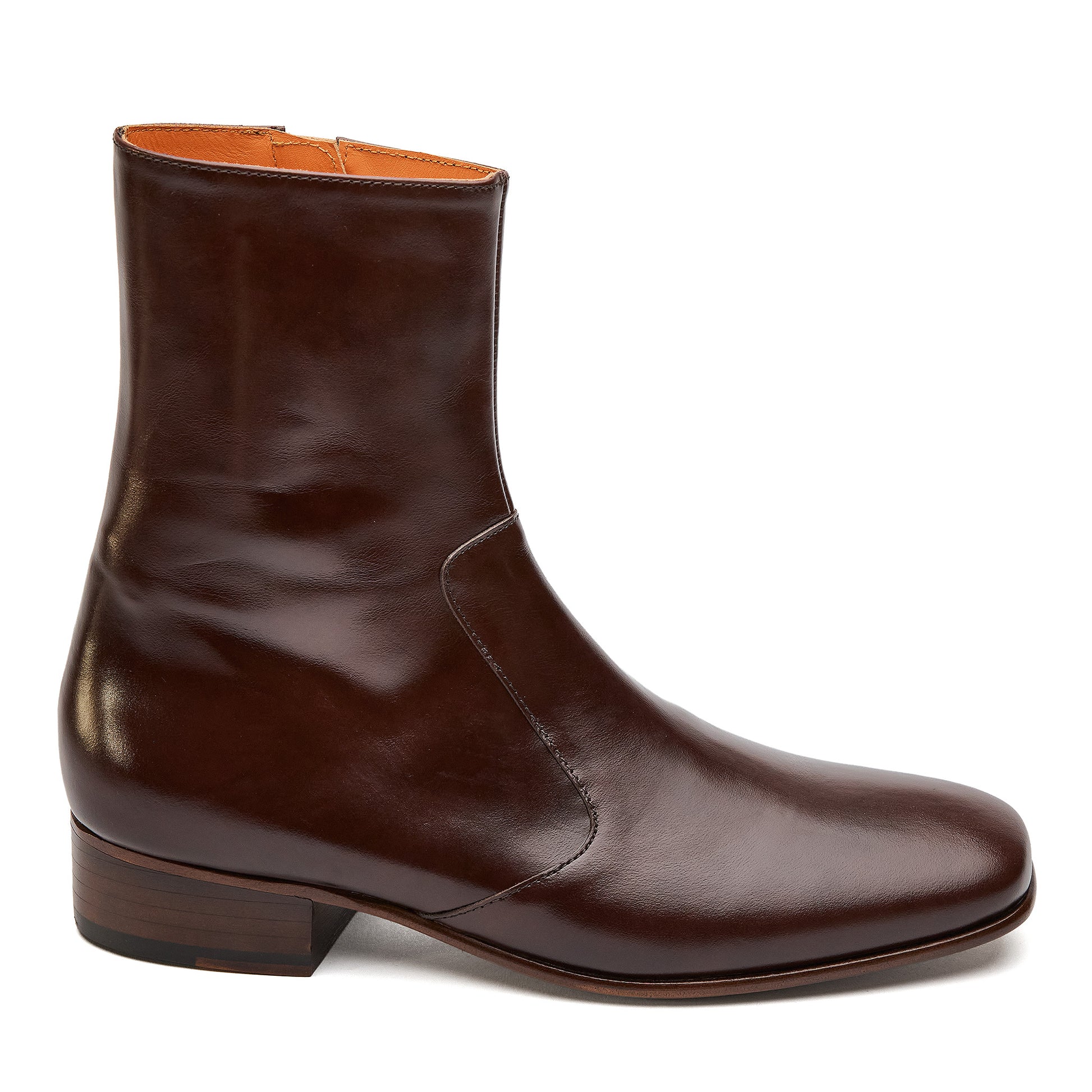 Brown Leather Lonsdale - DP JAMES LONDON