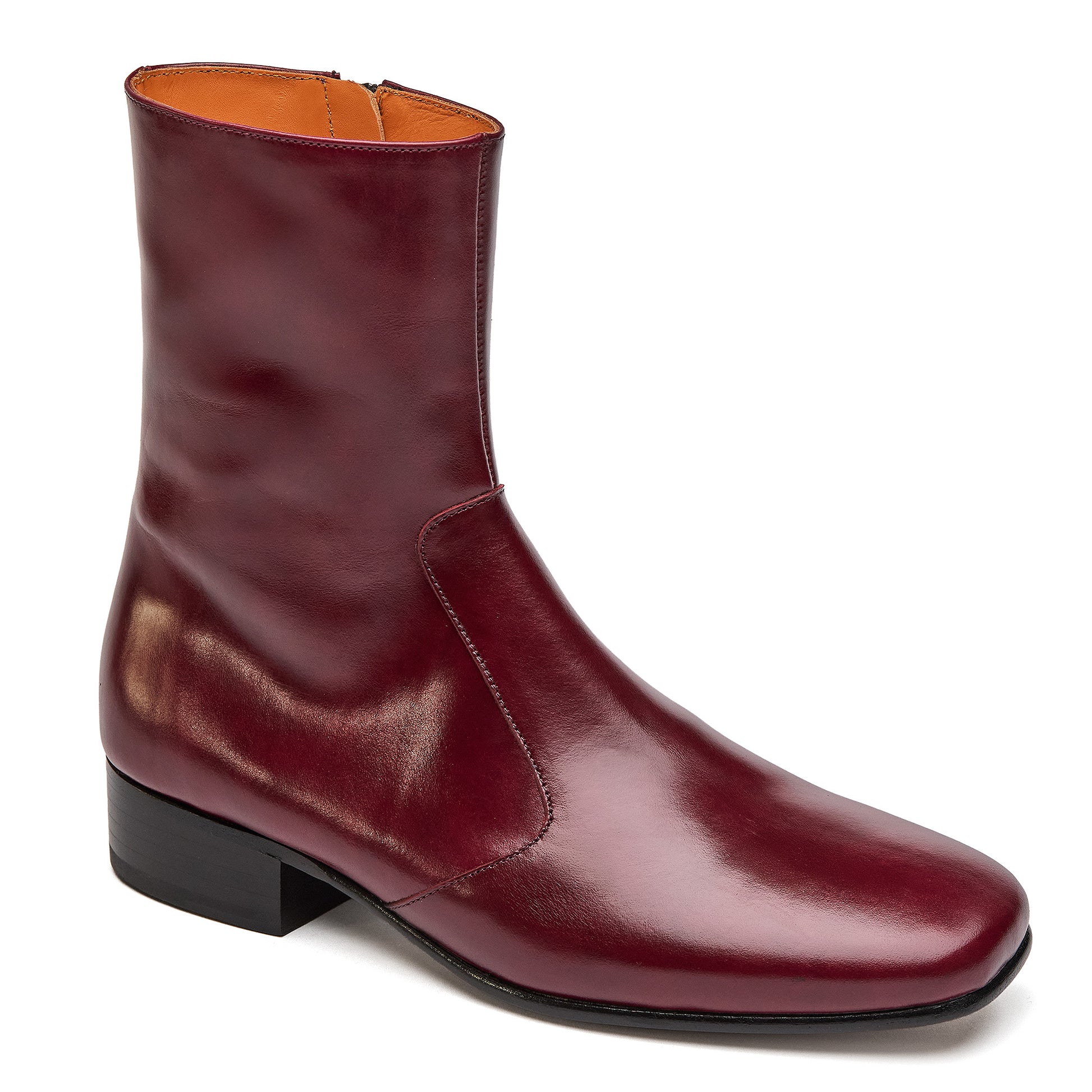 Bordeaux Leather Lonsdale - DP JAMES LONDON