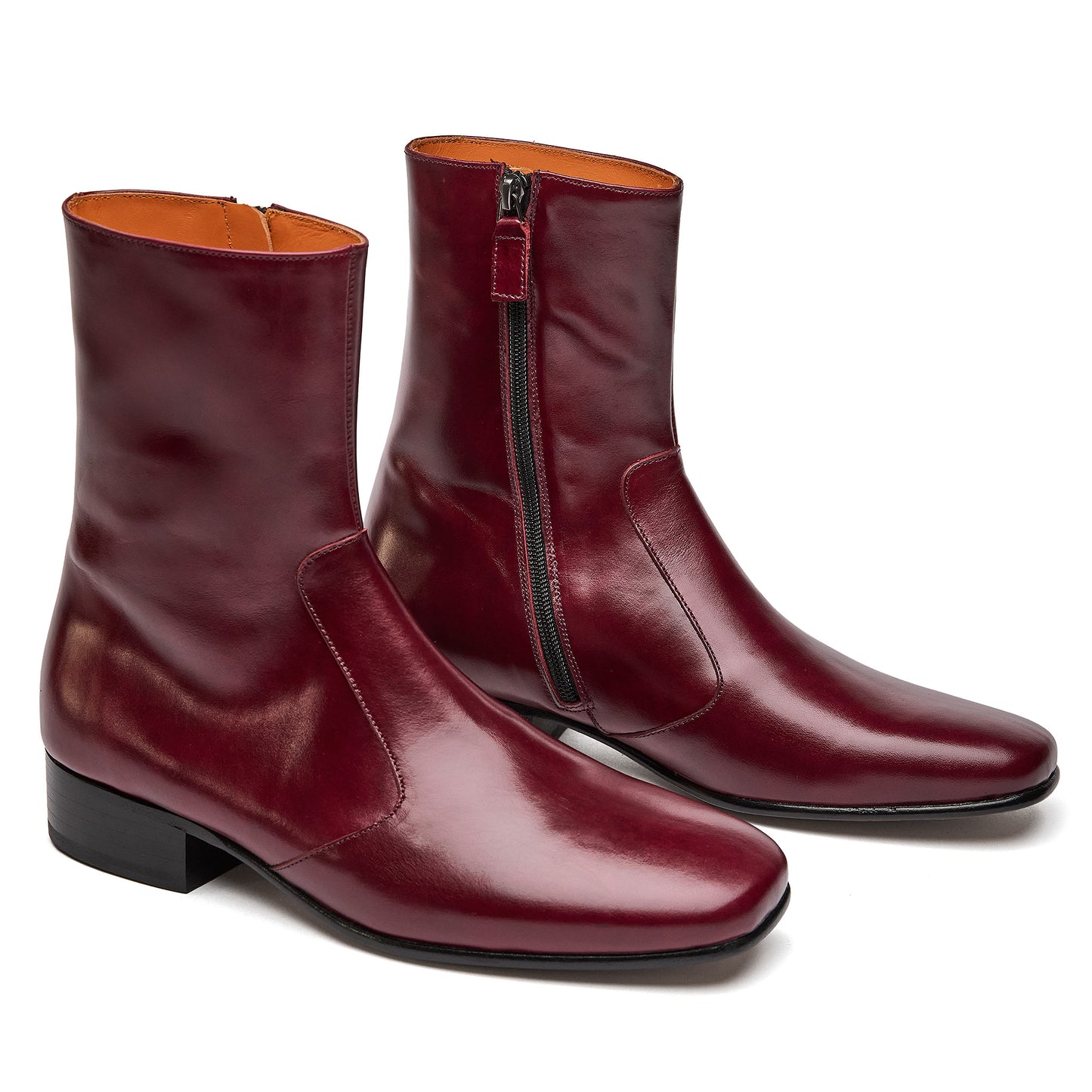 Bordeaux Leather Lonsdale - DP JAMES LONDON