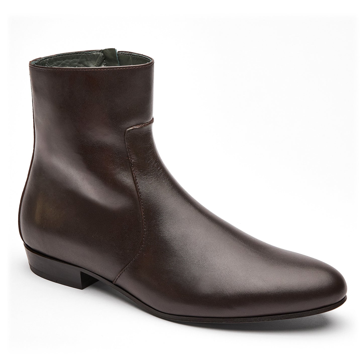 Dark brown leather Portland - DP JAMES LONDON