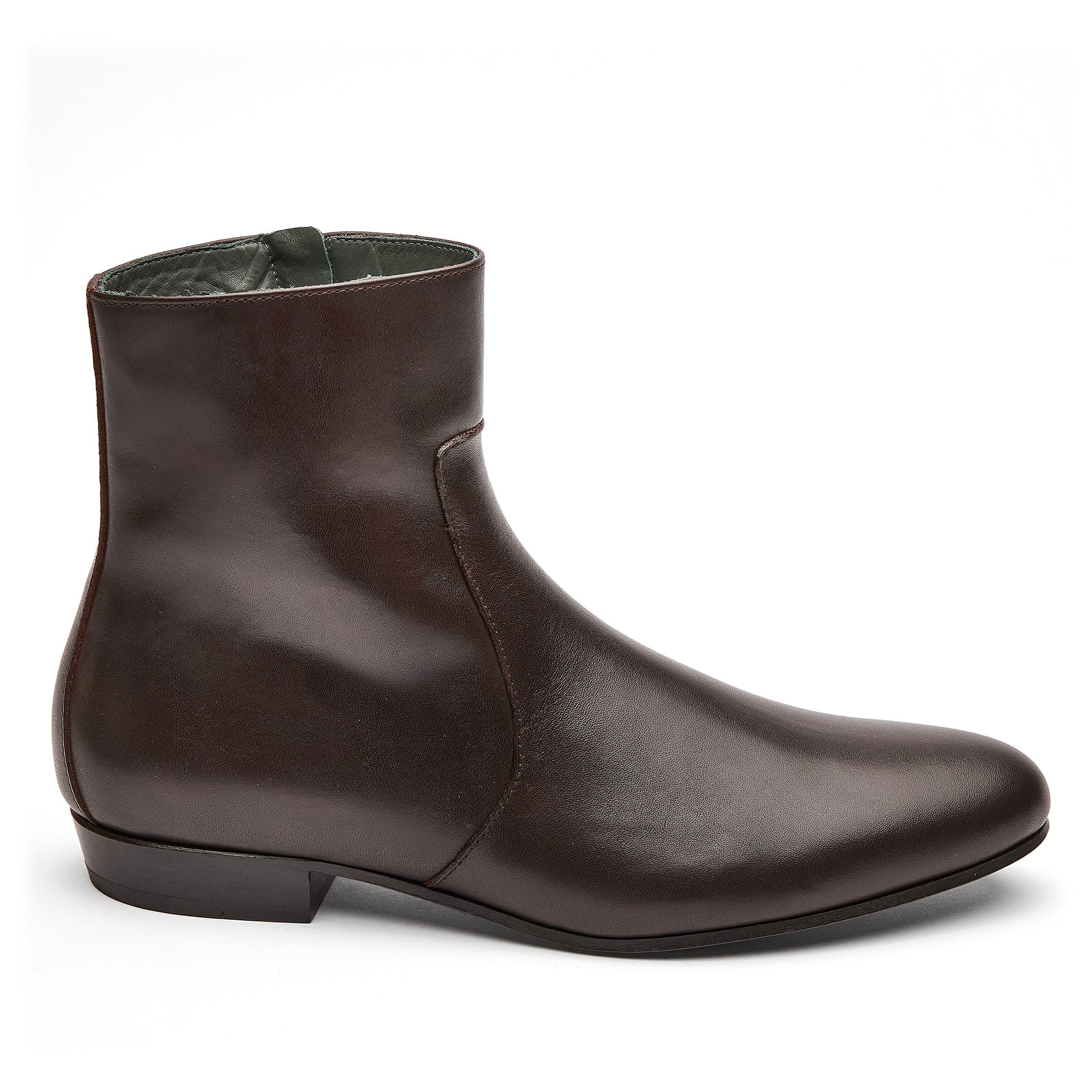 Dark brown leather Portland - DP JAMES LONDON